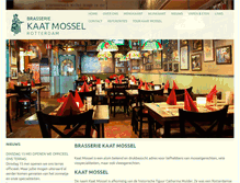 Tablet Screenshot of kaatmossel.nl